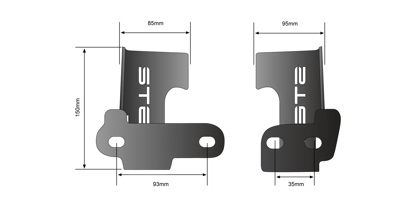 STEDI Inner Grille Light Bracket to suit N80 Hilux GR Sport